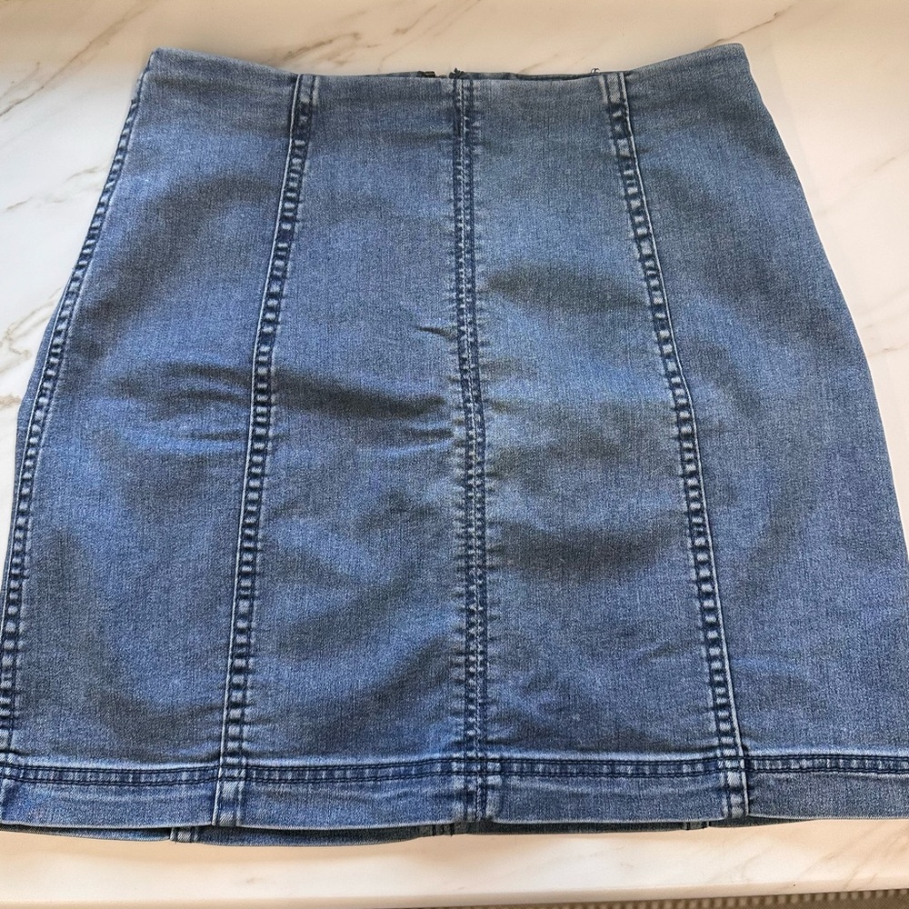 Free People Denim Skirt